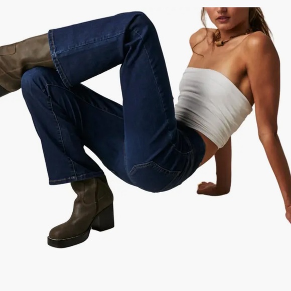 Free People We The Free in my feelings mid rise crop boot, SMALL - Picture 11 of 11